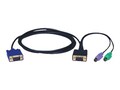 Tripp Lite KVM PS 2 Switch Cable Kit, 15ft, P750-015, 6270255, Cables