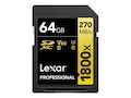 Lexar LEXAR PROFESSIONAL SDXC MEMORY, LSD1800064G-B2NNU , 41886019, Memory - Flash Lexar LEXAR PROFESSIONAL SDXC MEMORY, LSD1800064G-B2NNU , 41886019, Memory - Flash