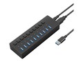 4Xem 10 Port USB 3.0 Power Switch Data Transfer Hub, 4XH710                        , 41877060, USB & Firewire Hubs