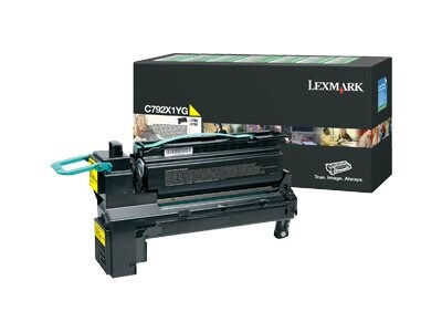 Lexmark Yellow Extra High Yield Return Program Toner Cartridge for C792 Series Printers, C792X1YG, 12117476, Toner and Imaging Components - OEM