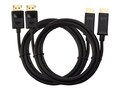 Cable Matters DisplayPort to HDMI M M HDTV Cable, Black, 6ft, 2-Pack, 102003-6X2                    , 41902398, Cables
