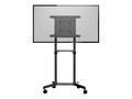 StarTech.com Rotate Tilt Mobile Rolling TV Stand Cart with Shelf for 37-70in VESA Mount Displays, MBLTVSTNDEC, 41271334, Stands & Mounts - Digital Signage & TVs