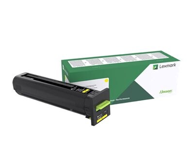 Lexmark Yellow Return Program Print Cartridge for CS820, CX820, CX825 & CX860 Series (TAA Compliant), 72K00YG, 31959169, Toner and Imaging Components - OEM