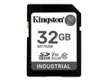 Kingston 32GB Industrial UHS-I U3 V30 A1 SDHC Flash Memory Card, Class 10 , SDIT/32GB, 41647556, Memory - Flash