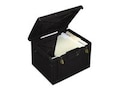 Perm-A-Store Lockable Documents Box, Black, Unassembled, 08-673112, 35664878, Office Supplies