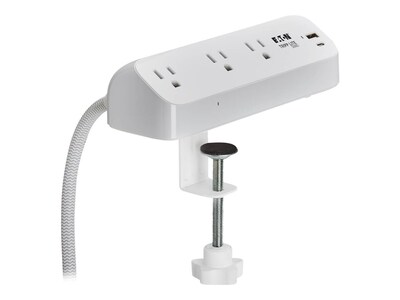Eaton 3-OUT SURGE USB 900J CLAMP 8FT, TLP308U20CLAMP                , 42003150, Surge Suppressors
