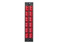 Hubbell Fiber, Adapt PNL, 24P, 12LC Duplx, FSPLCDS12R, 41195514, Patch Panels