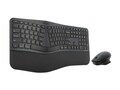 Targus Ecosmart Ergonomic Keyboard and Ergoflip Mouse Combo - Black, AKM624USZ, 41811513, Keyboard/Mouse Combinations