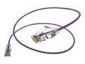 UNC CAT6 28AWG Clearfit Slim Snagless Patch Cable, Purple, 6, CS6A-06I-PUR, 38061917, Cables