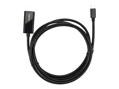Rocstor Mini DisplayPort to HDMI M M 4Kx2K 30Hz Cable, Black, 6ft, Y10C196-B1, 35251951, Cables