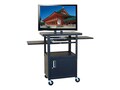 Buhl AV Wide Body Flat Panel TV Cart with Locking Cabinet, PLCAB4226E, 8651107, Computer Carts