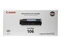 Canon Black 106 Toner Cartridge for Canon MF6500 Series Printers, 0264B001, 6731921, Toner and Imaging Components - OEM