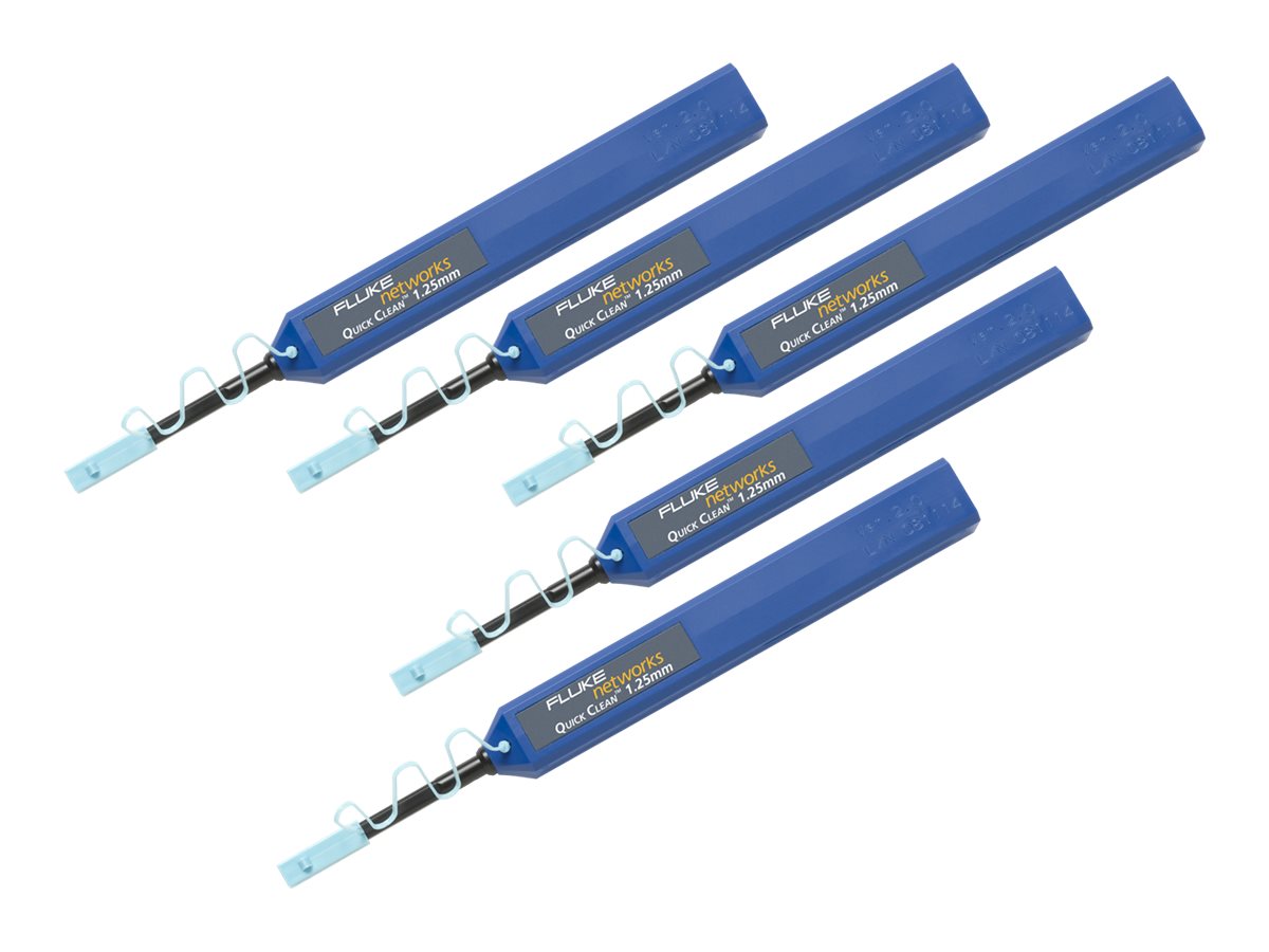 MU fiber connector fiber cleaning rods. Ten packs of 1.25mm LC 