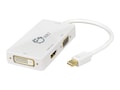 Siig Mini DisplayPort to HDMI DVI VGA Adapter, CB-DP1H11-S1, 20399071, Adapters & Port Converters