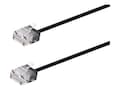 Monoprice CAT6 UTP 32AWG 550MHz Micro SlimRun Snagless Patch Cable, Black, 6, 34211 , 41891147, Cables Monoprice CAT6 UTP 32AWG 550MHz Micro SlimRun Snagless Patch Cable, Black, 6, 34211 , 41891147, Cables