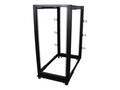 StarTech.com 4-Post 25U 19in Open Frame Mobile Network Server Rack for Data IT Equipment, 4POSTRACK25U, 17904559, Racks & Cabinets