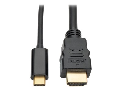 Tripp Lite USB 3.1 Type C (USB-C) to HDMI M M UHD 4K x 2K @30Hz Adapter Converter Cable, 3ft, U444-003-H, 33923661, Cables