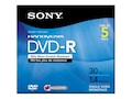 Sony 1.4GB 8cm DVD-R Camcorder Media (5-pack Jewel Cases), 5DMR30R1H, 8937359, DVD Media