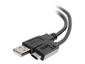 C2G USB 2.0 Type C (USB-C) to USB Type A M M Cable, Black, 3ft, 28870, 32008429, Cables
