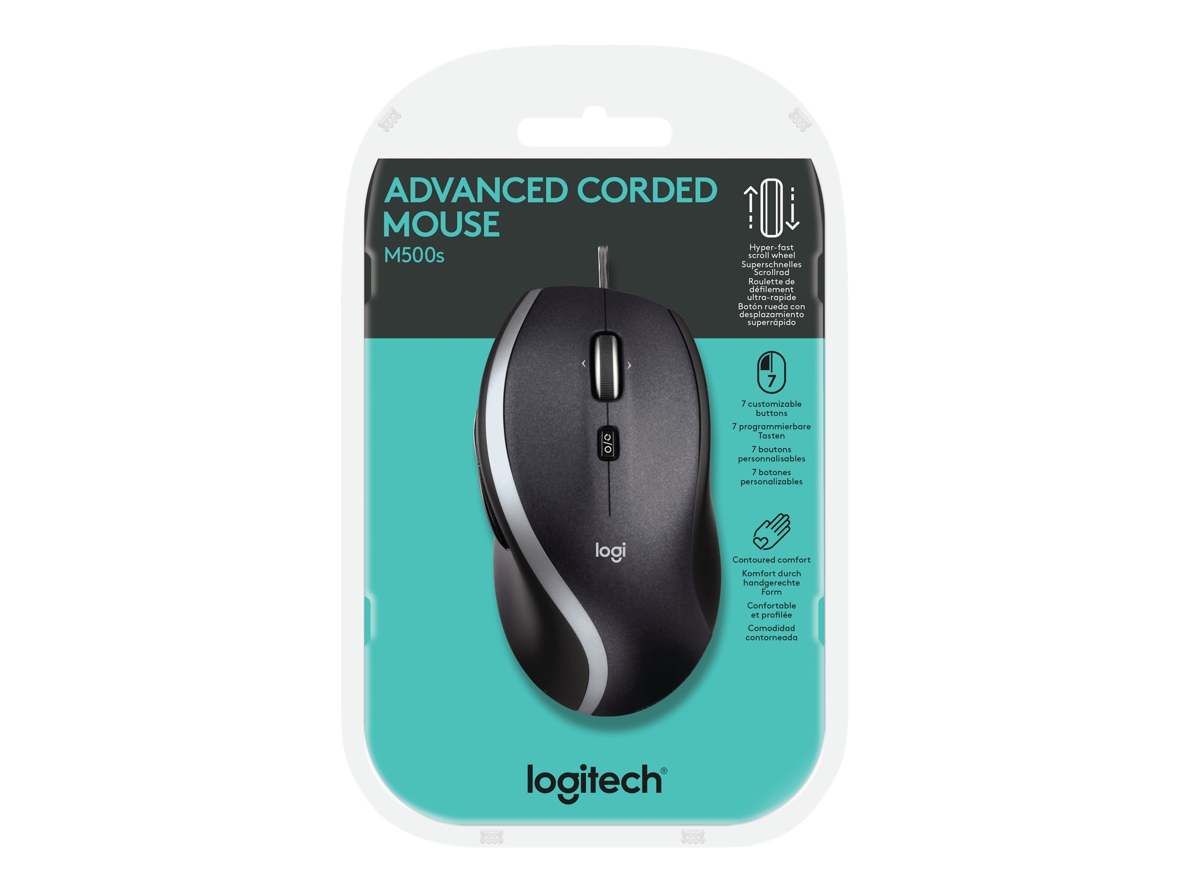 Logitech Advanced Corded Mouse (910-005783)