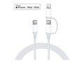4Xem 2 in 1 3ft USB-C to USB-C + Lightning Cable, 4X2N1USBCLIGHTNING3           , 41853238, Cables