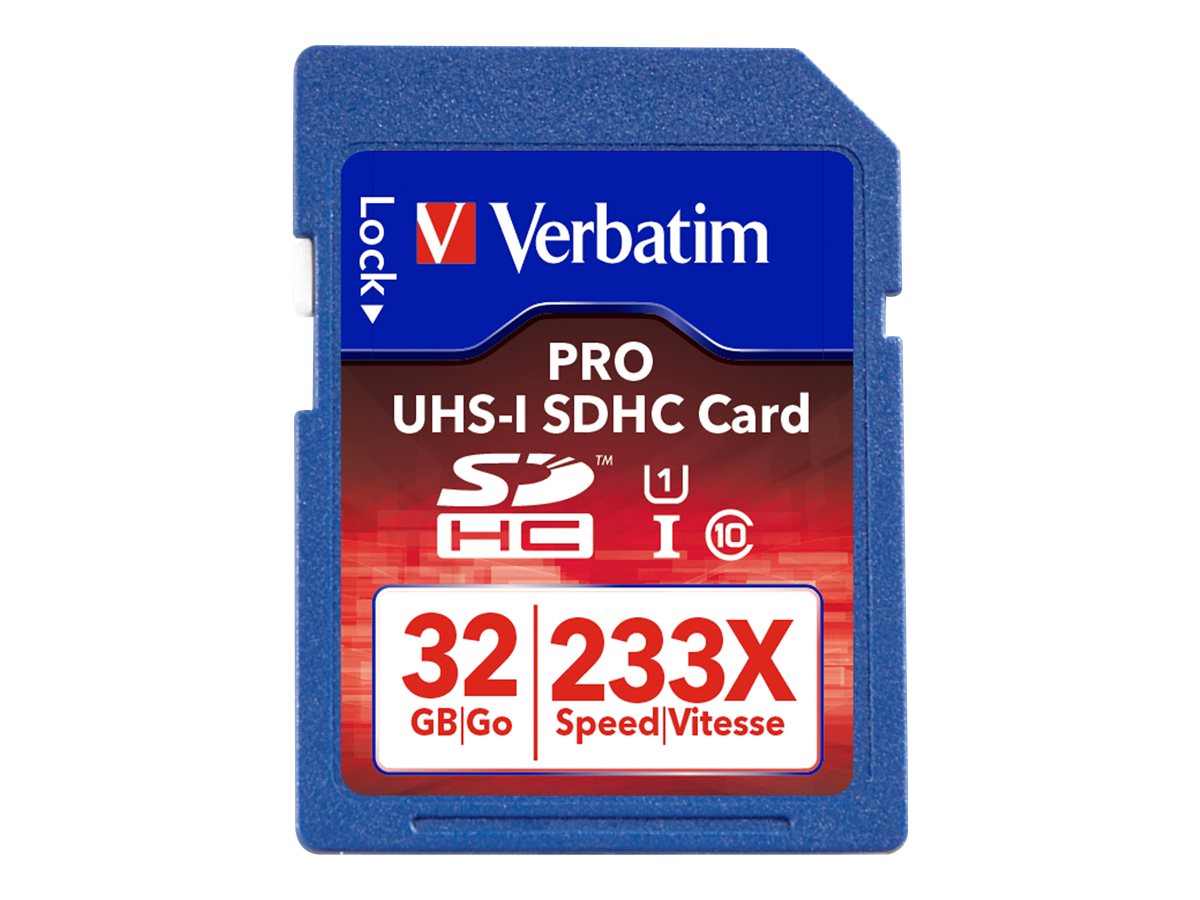 Verbatim 32GB 133x SDHC Flash Memory Card, Class 6 (44032)
