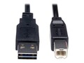 Tripp Lite Universal Reversible USB 2.0 A-Male to B-Male Device Cable, 6ft, UR022-006, 16130985, Cables