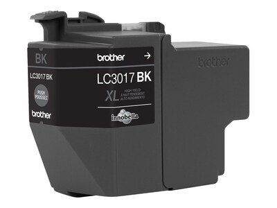 Brother Black LC3017BK High Yield Ink Cartridge, LC3017BK, 33569842, Ink Cartridges & Ink Refill Kits - OEM