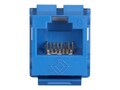 Black Box GigaTrue2 UTP Cat6 Jack, Blue, FMT630-R3, 15314686, Premise Wiring Equipment