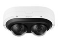 Hanwha 6MP 2-Sensor Outdoor Multidirectional Network Dome Camera with Night Vision, PNM-12082RVD, 41711490, Cameras - Security Hanwha 6MP 2-Sensor Outdoor Multidirectional Network Dome Camera with Night Vision, PNM-12082RVD, 41711490, Cameras - Security