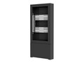 Chief Manufacturing ImpactFloor Standing Kiosk - Portrait 55 Black, LF55UBP, 41219605, Digital Signage Kiosks & Kiosk Enclosures