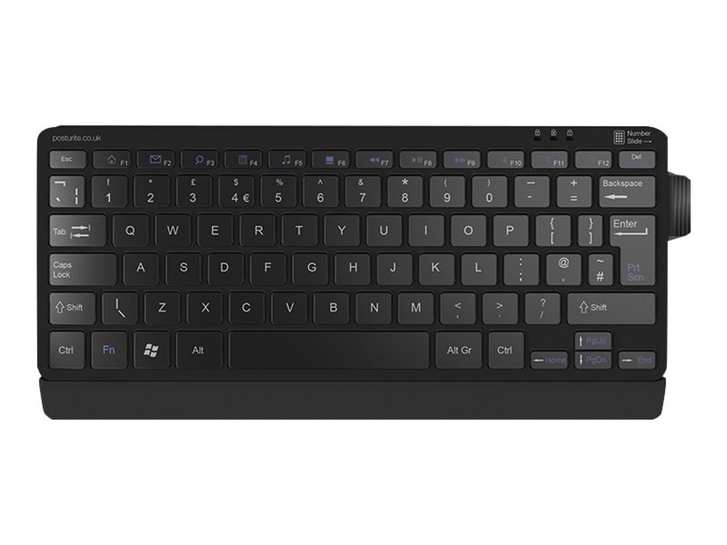 posturite number slide compact keyboard