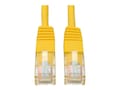 Tripp Lite Cat5e RJ-45 M M 350MHz Molded Patch Cable, Yellow, 10ft, N002-010-YW, 169166, Cables Tripp Lite Cat5e RJ-45 M M 350MHz Molded Patch Cable, Yellow, 10ft, N002-010-YW, 169166, Cables