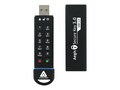 Apricorn 240GB Secure Key 3.0 USB 3.0 Encrypted Flash Drive with PIN Access, ASK3-240GB, 18181567, Flash Drives