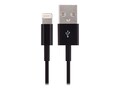 4Xem 8-pin Lighting to USB Type A M M Cable, Black, 6ft, 4XLIGHTNINGBK6, 31191680, Cables