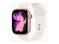 Apple Watch Series 11, GPS, 42mm, Rose Gold Aluminum Case with Light Blush Sport Band - S M, MEU04LW/A                     , 42039427, Wearable Technology - Apple Watch Series 6-7