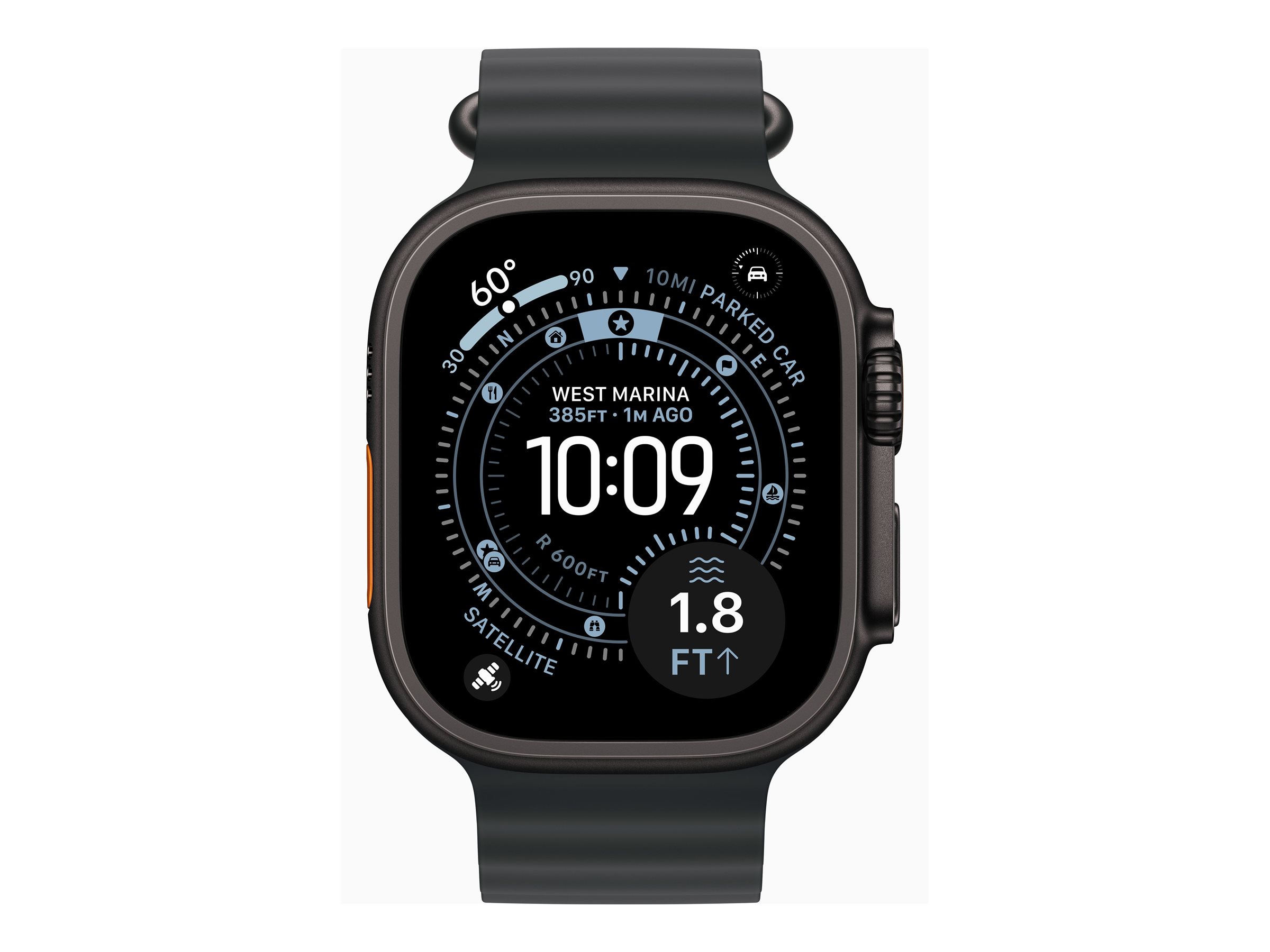 Apple Watch Ultra 3, GPS + Cellular, 49mm, Black Titanium Case 