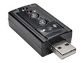 Tripp Lite Virtual 7.1-Channel USB External Sound Card, U237-001, 32187025, Sound Cards