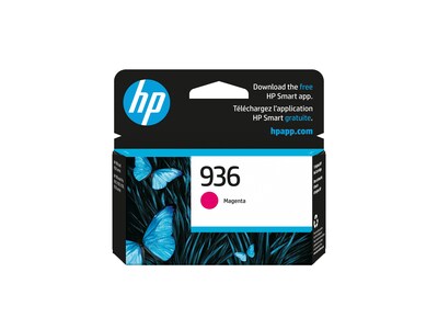 HP (4S6V0LN) 936 Magenta Original Ink Cartridge, 4S6V0LN, 41708966, Ink Cartridges & Ink Refill Kits - OEM