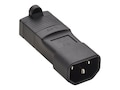 Tripp Lite NEMA 5-15R to C14 Power Cord Adapter - 15A, 125V, Black, P002-000, 36251231, Power Cords Tripp Lite NEMA 5-15R to C14 Power Cord Adapter - 15A, 125V, Black, P002-000, 36251231, Power Cords