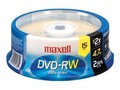 Maxell 4.7GB DVD-RW Media (15-pack Jewel Cases), 635117, 9706712, DVD Media