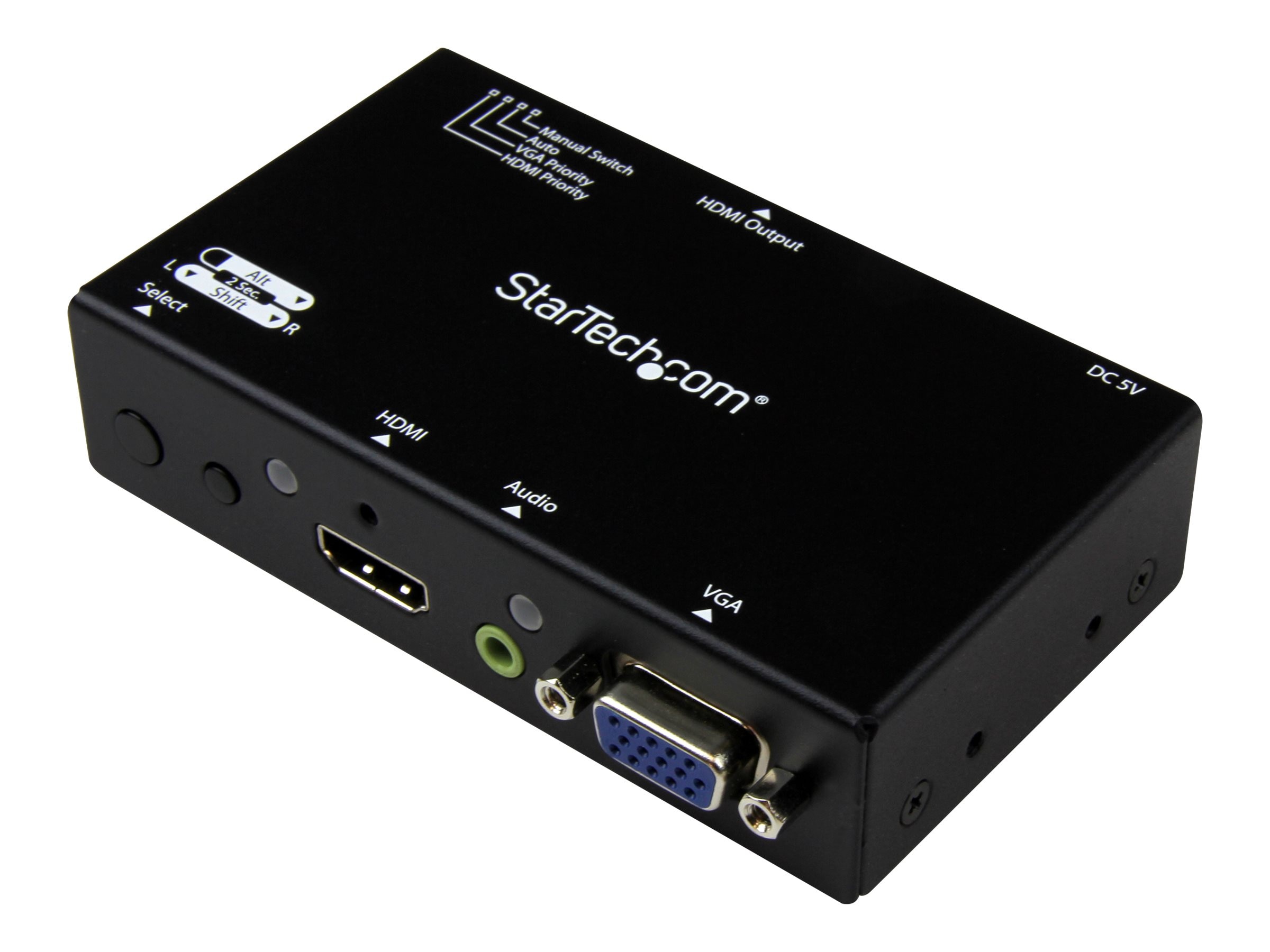 buffet unse locker StarTech.com 2x1 HDMI + VGA to HDMI Converter Switch with (VS221VGA2HD)