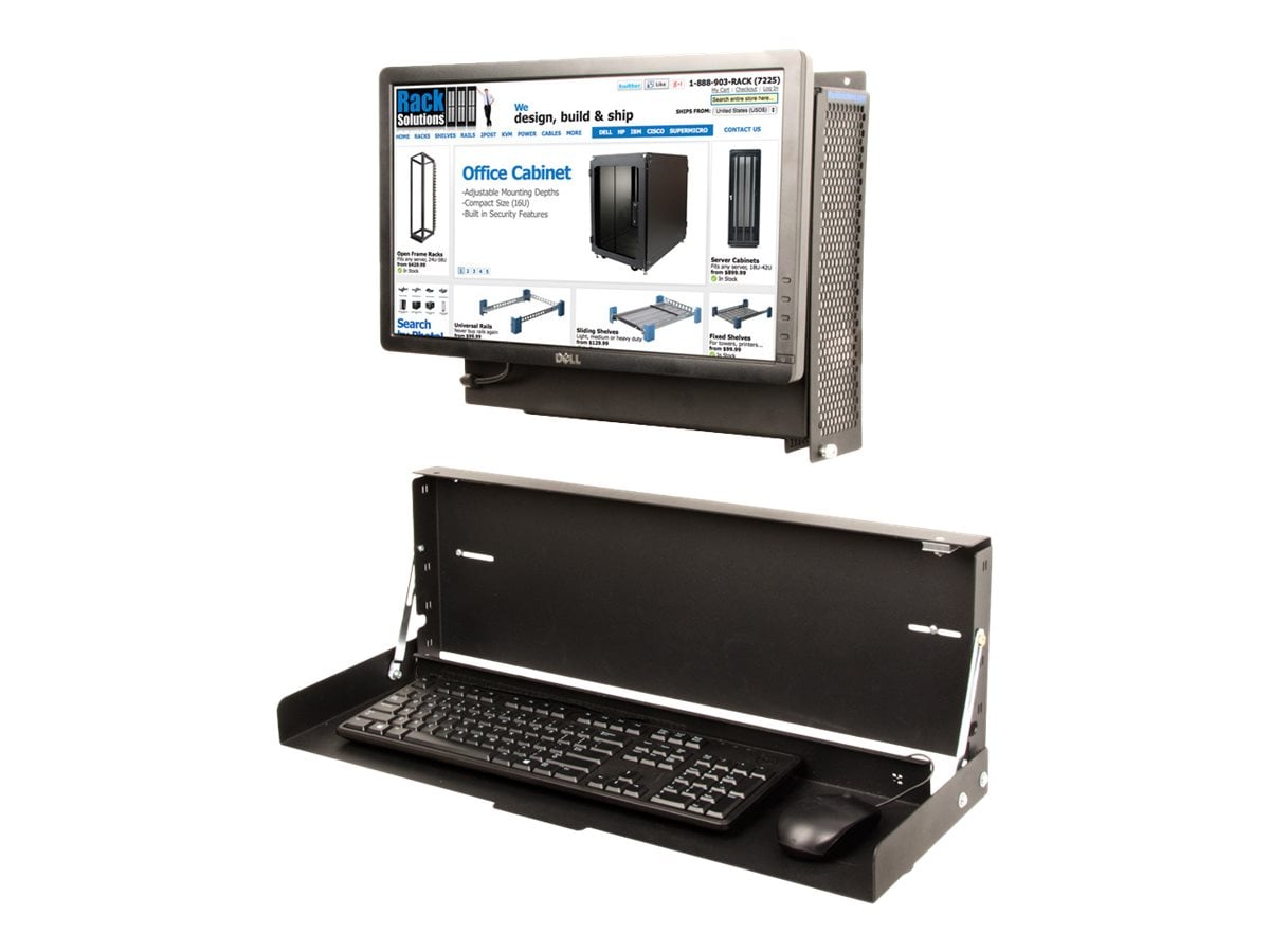 Keyboad Rack Rack Solutions Wall Mount Keyboard Tray (104-2795)