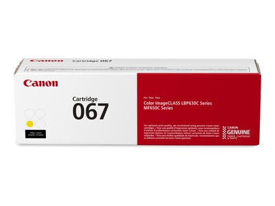 Canon Yellow 067 Toner Cartridge, 5099C001, 41594771, Toner and Imaging Components - OEM