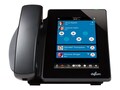 D80 SIP Phone w HD Voice, GbE, 7 Color Display, Capacitive Touch, 1TELD080LF, 33948017, VoIP Phones