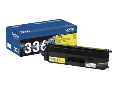 Brother Yellow High Yield Toner Cartridge for HL-L8250CDN, HL-L8350CDW, HL-L8350CDWT, MFC-L8600CDW, TN336Y, 16933497, Toner and Imaging Components - OEM