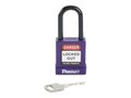 Panduit PURPLE PLASTIC BODY PADLOCK, PSL-8PU                       , 42049898, Locks & Security Hardware