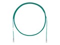 Panduit CAT6 UTP 28AWG LSZH Copper Patch Cable, Green, 20ft, UTP28SP20GR, 41053067, Cables