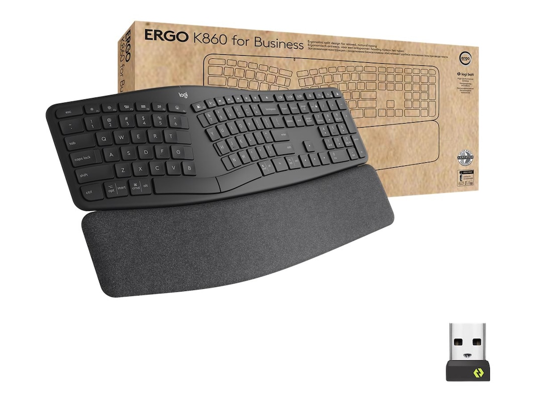 Logitech ERGO Split Keyboard for Business, Bolt (920-010175)