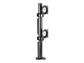 Chief Manufacturing Dual Vertical Desk Clamp Mount, KTC230B, 16355367, Stands & Mounts - Desktop Monitors